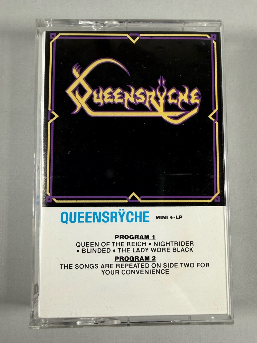 Queensrÿche-Queensrÿche Cassette Tape